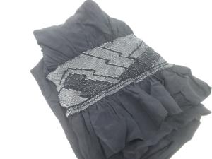 正絹　絞り抽象模様男物兵児帯